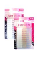 Ершики-зубочистки President (Президент) межзубные Soft Sticks р.S 20 шт.