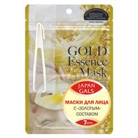 Маска Japan Gals (Джапан галс) для лица с экстрактом золота 7 шт.