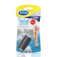 Набор для электрической пилки Scholl/Шолл: Насадка сменная роликовая экстрамягкая+Насадка сменная роликовая экстражесткая миниатюра фото №3