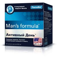 Активный день Man's formula/Мен-с формула капсулы 600мг 60шт