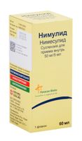 Нимулид суспензия для приема внутрь 10мг/мл 60мл