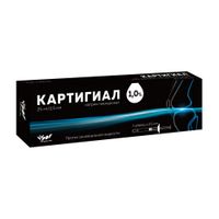 Картигиал раствор для внутрисуставного введ. шприц 1% 2,5мл