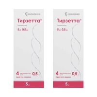2Х Тирзетта раствор для п/к введ. шприц 5мг 0,5мл 4шт 2Х Тирзетта раствор для п/к введ. шприц 5мг 0,5мл 4шт