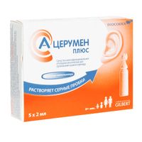А-Церумен Плюс средство многофункц. отоларинголог для промыв. ушного прохода фл.-капельн. 2мл 5 шт.