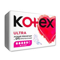 Прокладки гигиенические Super Ultra Net Kotex/Котекс 8шт миниатюра фото №3