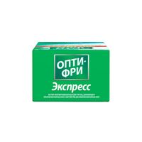 Раствор Опти-Фри Экспресс для ухода за контактными линзами 355 мл с контейнером миниатюра фото №3