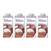4Х Питание лечебное диетическое высококалорийное со вкусом шоколада Nutridrink/Нутридринк 200мл