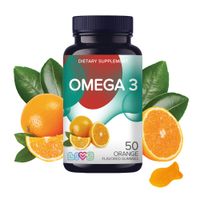 Омега кислоты комплекс вкус фруктов и ягод LIVS пастилки жевательные 4г 50шт миниатюра фото №2