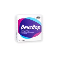 Дексдор конц. д/приг. р-ра д/инф. 100мкг/мл амп. 2мл №5