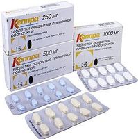 Кеппра таблетки п/о плен. 0,25г 30шт