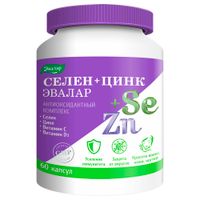 Селен+Цинк Эвалар капсулы 0,75г 60шт
