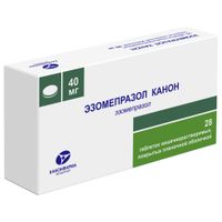 Эзомепразол Канон таблетки кишечнорастворимые п/о плен. 40мг 28шт