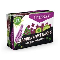 Солодка с витамином С вкус шоколад Ittensy/Иттенси пастилки для рассасывания 2,5г 24шт миниатюра фото №2