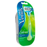 Женская бритва Gillette Venus (Жиллетт Винус) Embrace + Сменные кассеты 2 шт. миниатюра фото №3