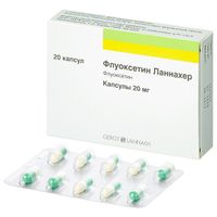 Флуоксетин Ланнахер капсулы 20мг 20шт миниатюра фото №3