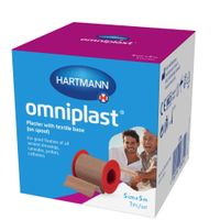 Пластырь из текстильной ткани телесный Omniplast/Омнипласт 5м х 5см миниатюра фото №2 Пластырь из текстильной ткани телесный Omniplast/Омнипласт 5м х 5см миниатюра фото №2