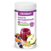 Кисель витаминный для глаз с лютеином Леовит банка 400г