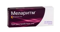 Меларитм таблетки п/о плен. 3мг 24шт