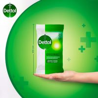 Салфетки влажные антибактериальные без спирта AWW Dettol/Деттол 20шт миниатюра фото №5