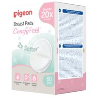 Вкладыши для бюстгралтера одноразовые с алоэ Comfy feel Pigeon/Пиджен 60шт миниатюра фото №5