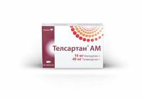 Телсартан АМ таблетки 10мг+40мг 28шт миниатюра фото №2