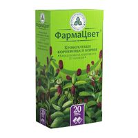 Кровохлебки корневища и корни 1,5г фильтр-пак. 20шт