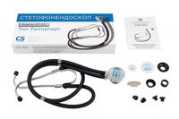 Стетофонендоскоп в комплекте черный CS-421 CS Medica/СиЭс Медика миниатюра фото №2