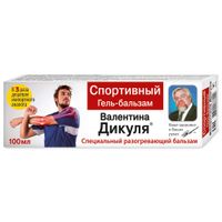 Гель-бальзам спортивный Валентин Дикуль туба 100мл