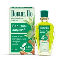 Бальзам жидкий средство ароматическое на основе натуральных эфирных масел Doctor Ho/Доктор Хо фл. 12мл миниатюра фото №2
