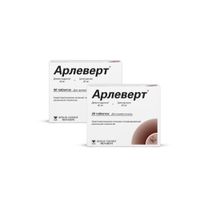Арлеверт таблетки 40мг+20мг 20шт миниатюра фото №4