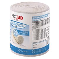 Бинт эластичный компрессионный высокой растяжимости Унга First Aid/Ферстэйд 8см х 5м Бинт эластичный компрессионный высокой растяжимости Унга First Aid/Ферстэйд 8см х 5м