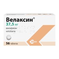 Велаксин таблетки 37,5мг 56шт миниатюра фото №3
