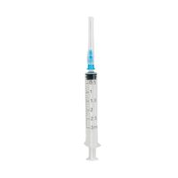 Шприц 3-х компонентный с иглой 23G 1 Inekta 0,6х25мм 3мл 100шт