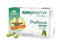 Рыбный жир ламинария Биоконтур капсулы 300мг 100шт