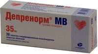 Депренорм МВ таблетки пролонгированного действия п/о плен. 0,035г 30шт