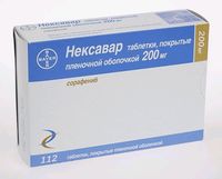 Нексавар таблетки п/о плен. 200мг 112шт