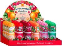 Помада для губ 6 вкусов Фруктовый бальзам 24шт