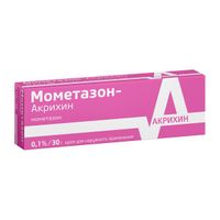 Мометазон-Акрихин крем для наружного применения 0,1% 30г миниатюра фото №2