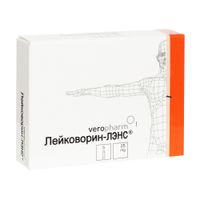 Лейковорин-Лэнс лиофилизат для приготовления раствора для инъекций 25мг 5шт