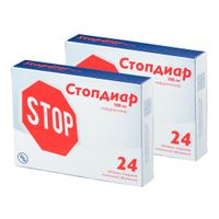 2Х Стопдиар таблетки п/о плен. 100мг 24шт