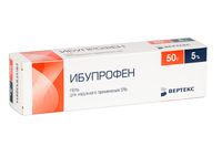 Ибупрофен гель для наружного применения 5% 50г