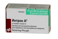 Интрон а раствор в/в и п/к 18млн.ме 6доз 3мл 1шт