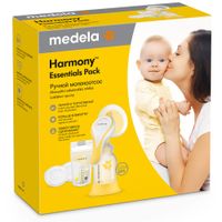 Молокоотсос ручной механический двухфазный с технологией Flex и набором аксессуаров Essentials pack Harmony Medela/Медела миниатюра фото №2