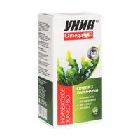 Омега-3 и ламинария Уник капсулы 750мг 60шт