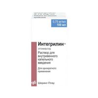 Интегрилин раствор для в/в введ. 0,75мг/мл 100мл миниатюра фото №2