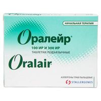 Оралейр таблетки подъязычные 100ИР 3шт+300ИР 28шт