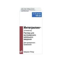 Интегрилин раствор для в/в введ. 0,75мг/мл 100мл