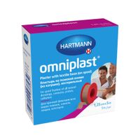 Пластырь из текстильной ткани телесный Omniplast/Омнипласт 5м х 1,25см Пластырь из текстильной ткани телесный Omniplast/Омнипласт 5м х 1,25см