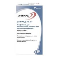 Элигард лиоф. пригот. р-ра п/к введ. 7,5мг шприц А (р-ль)+шприц В (лиофилизат лейпрорелина ацетата)