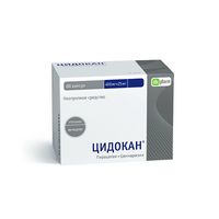 Цидокан капсулы 400мг + 25мг 60шт